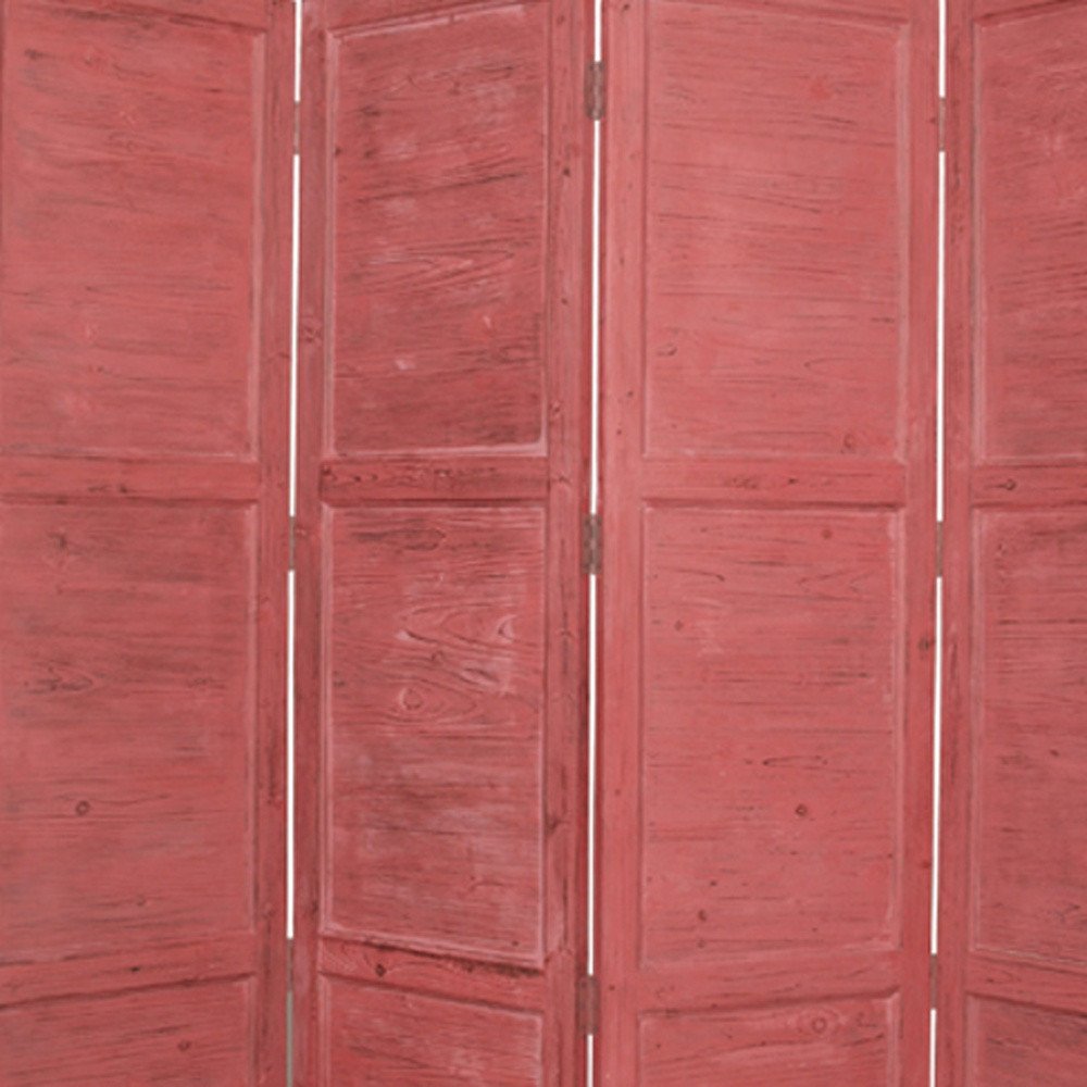 84" Wood Folding Four Panel Room Divider