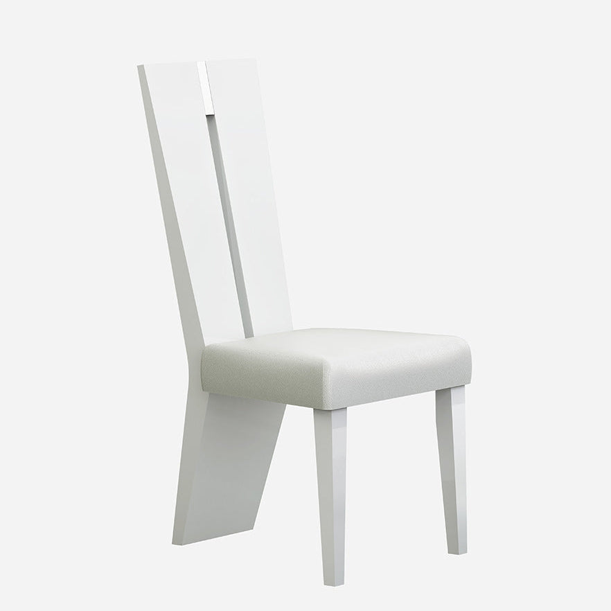 Set of Two 23" Modern High Split Back Dining Chairs