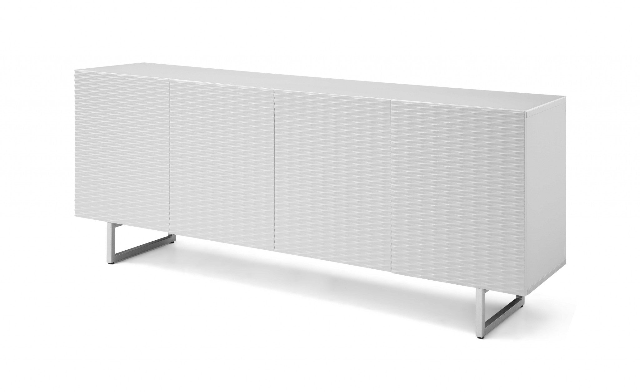 79" White Contemporary Sideboard
