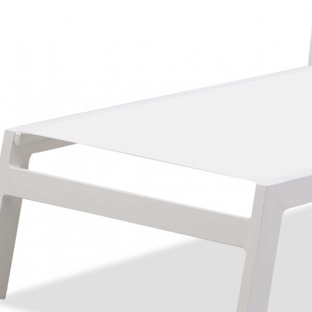 Set Of 2 83" 3-Position Rolling Outdoor Sun Loungers