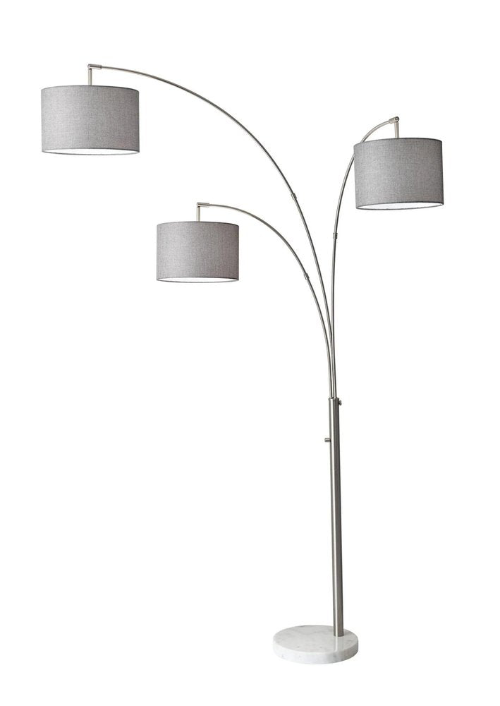 74" Three-Light Arc Tree Floor Lamp