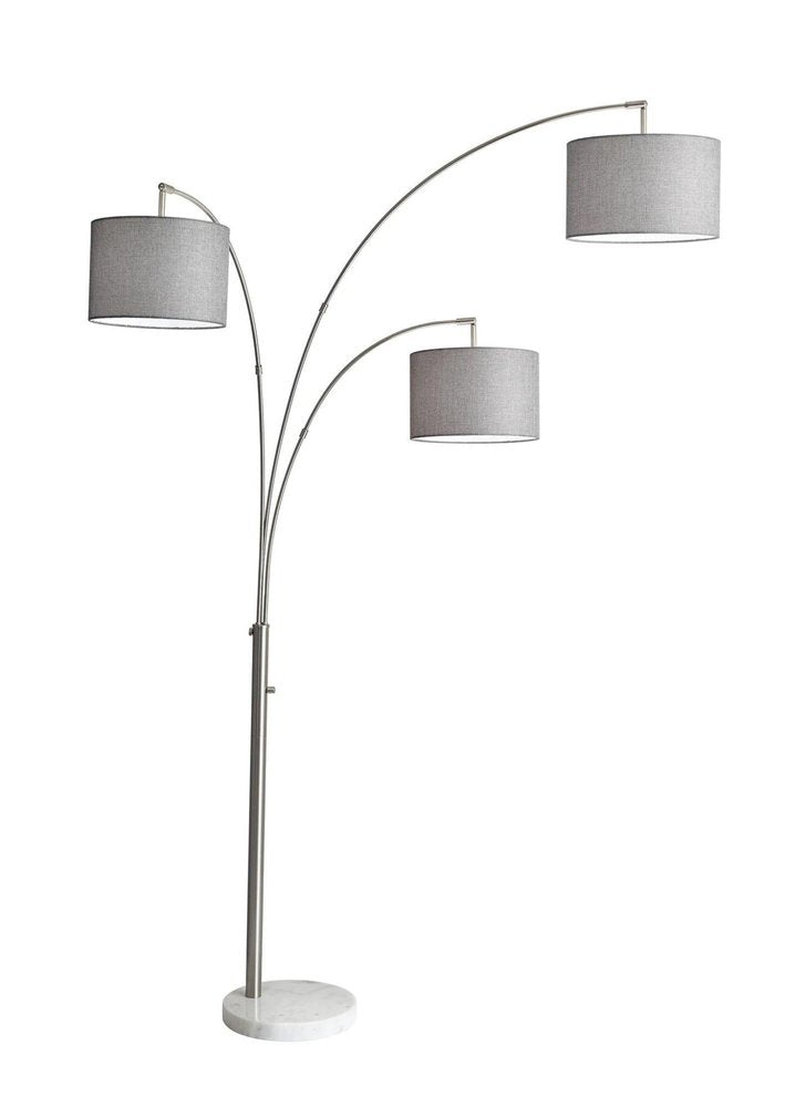 74" Three-Light Arc Tree Floor Lamp