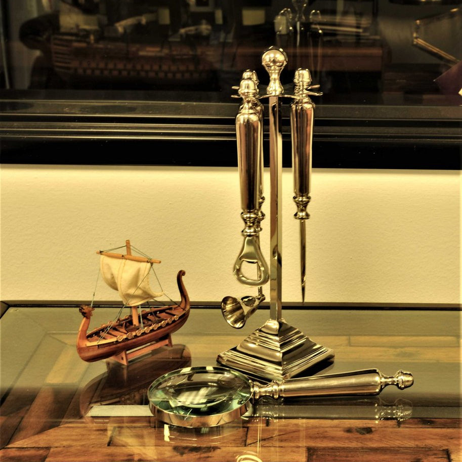 Silver Multi-Tool Functional Desk Decor