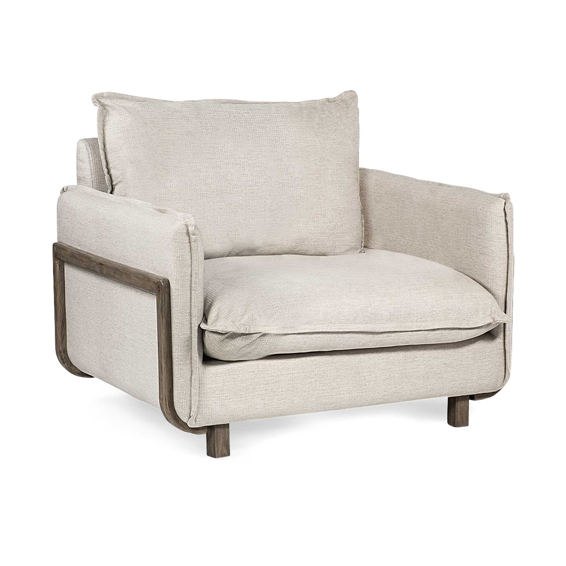 43" Cushion Back Club Chair