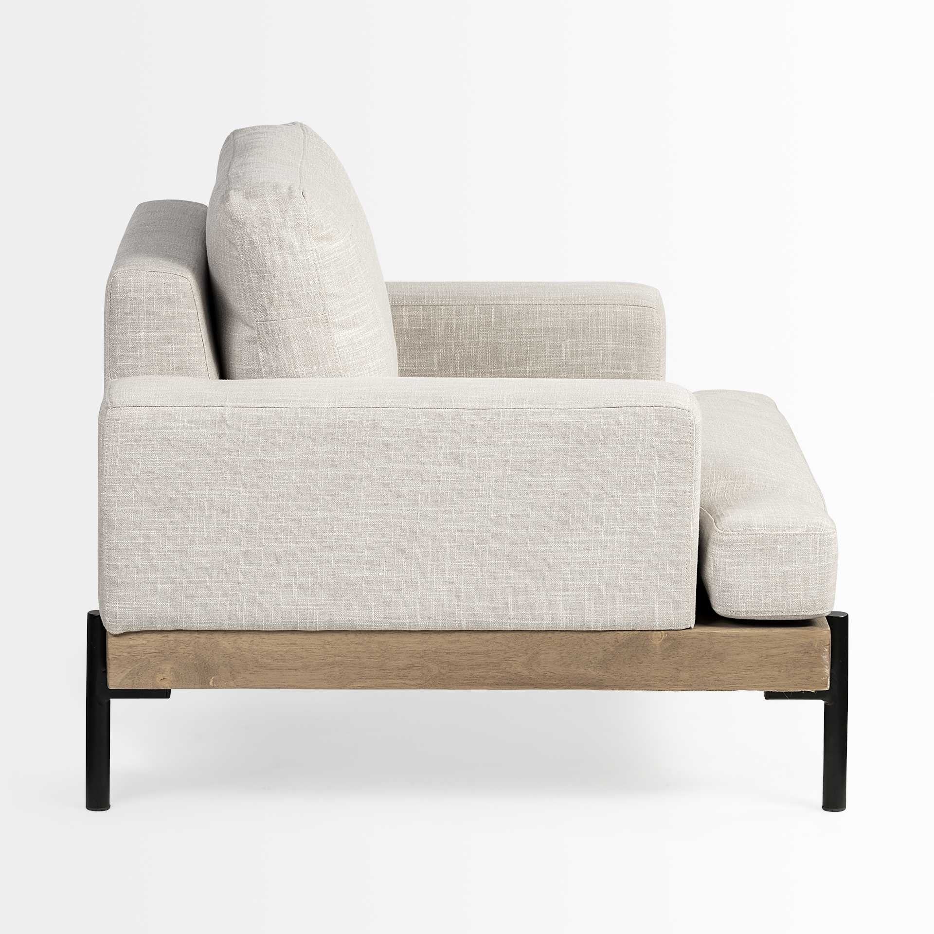 40" Mid-Century Accent Chair