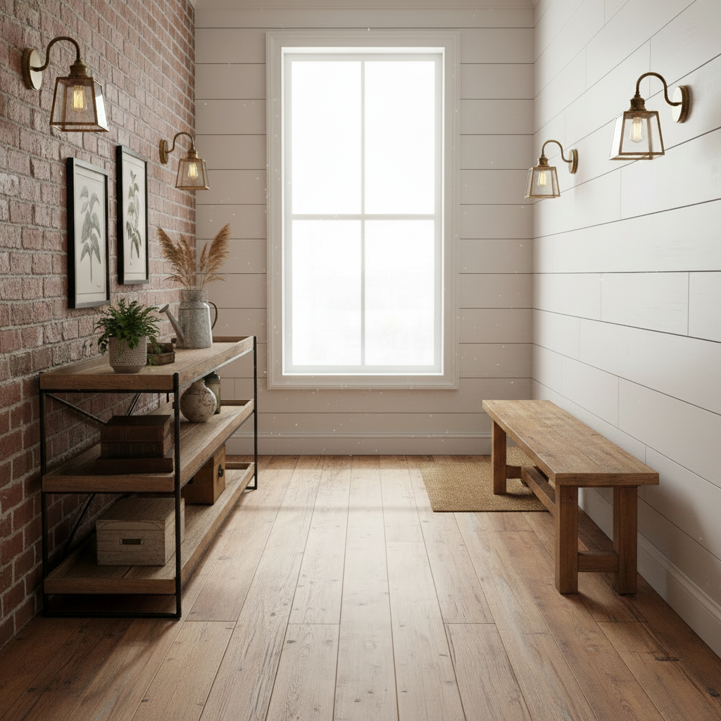 80" 3-Level Wood Console Table