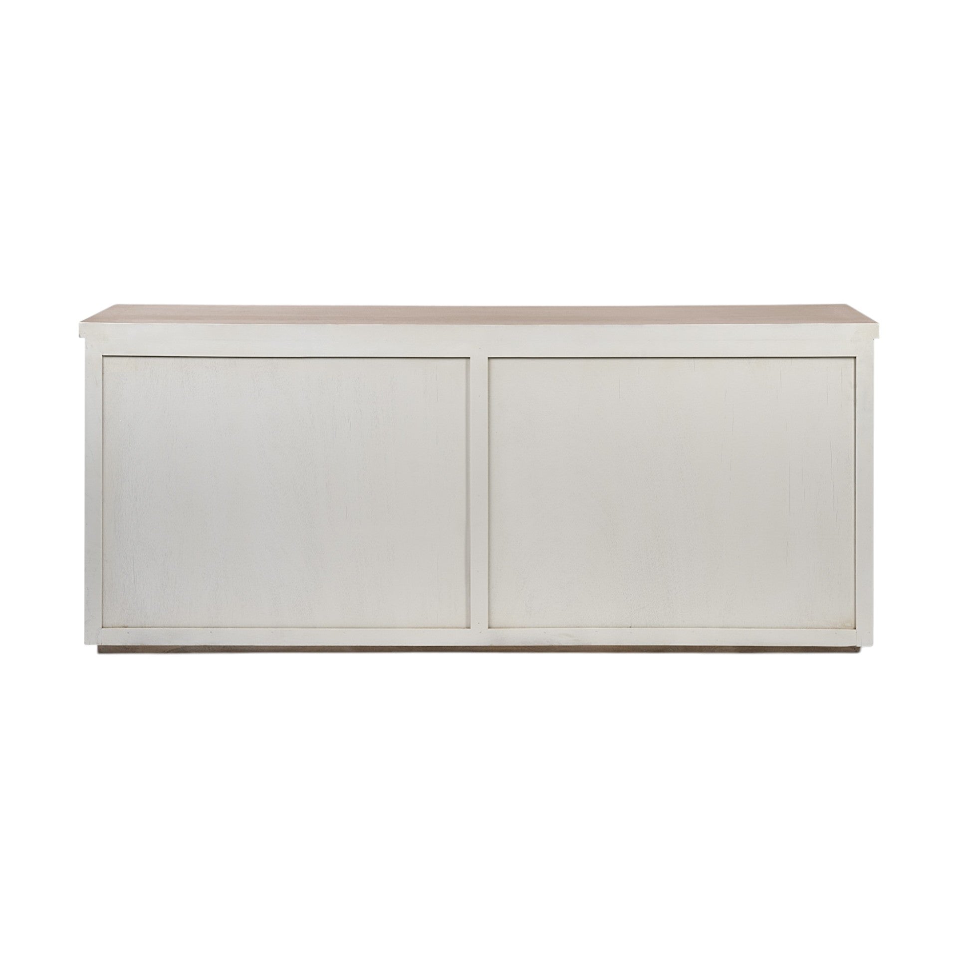 73" White and Brown Farmhouse Sidebaord