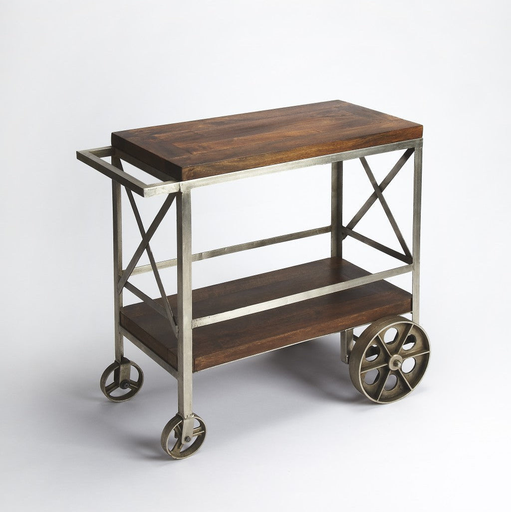 34" Vintage Rolling Bart Cart