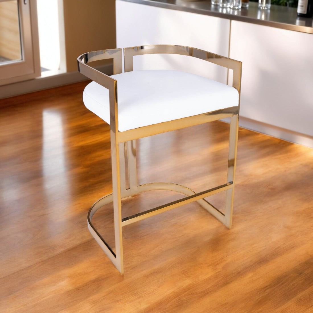 28" Low Back Barrel Bar Chair