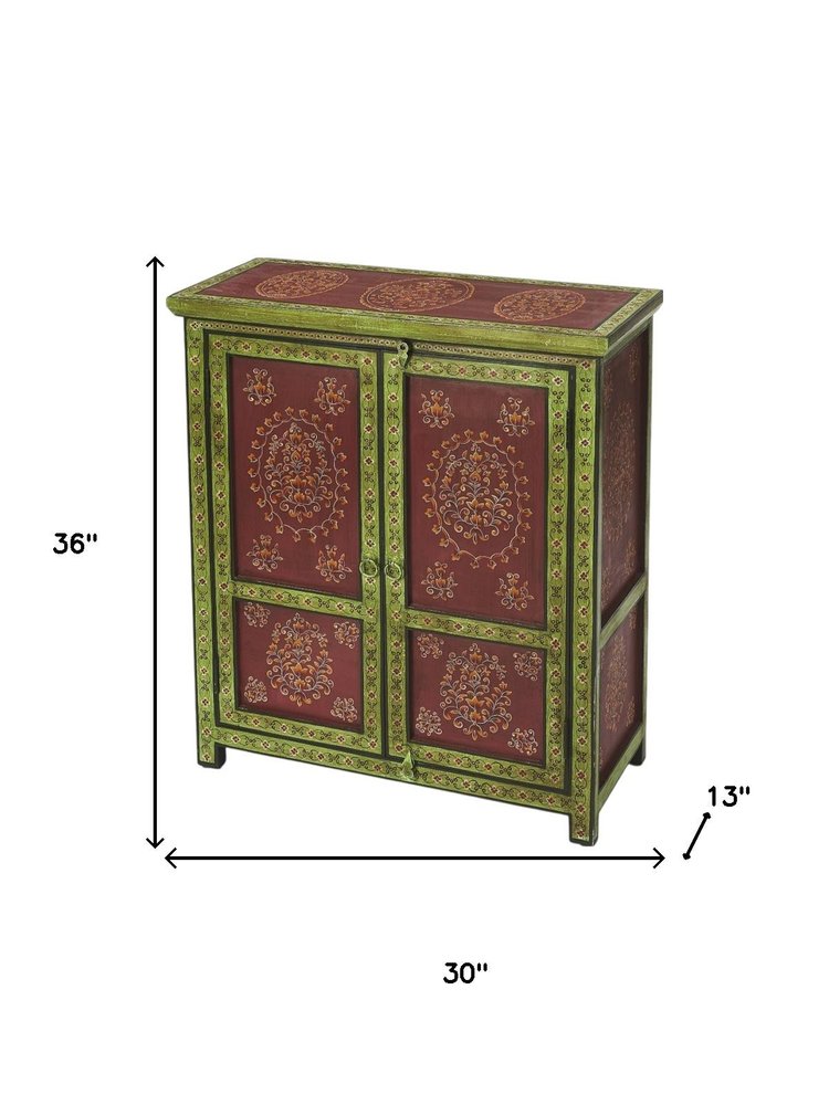 30" Disha Hand Painted Chest