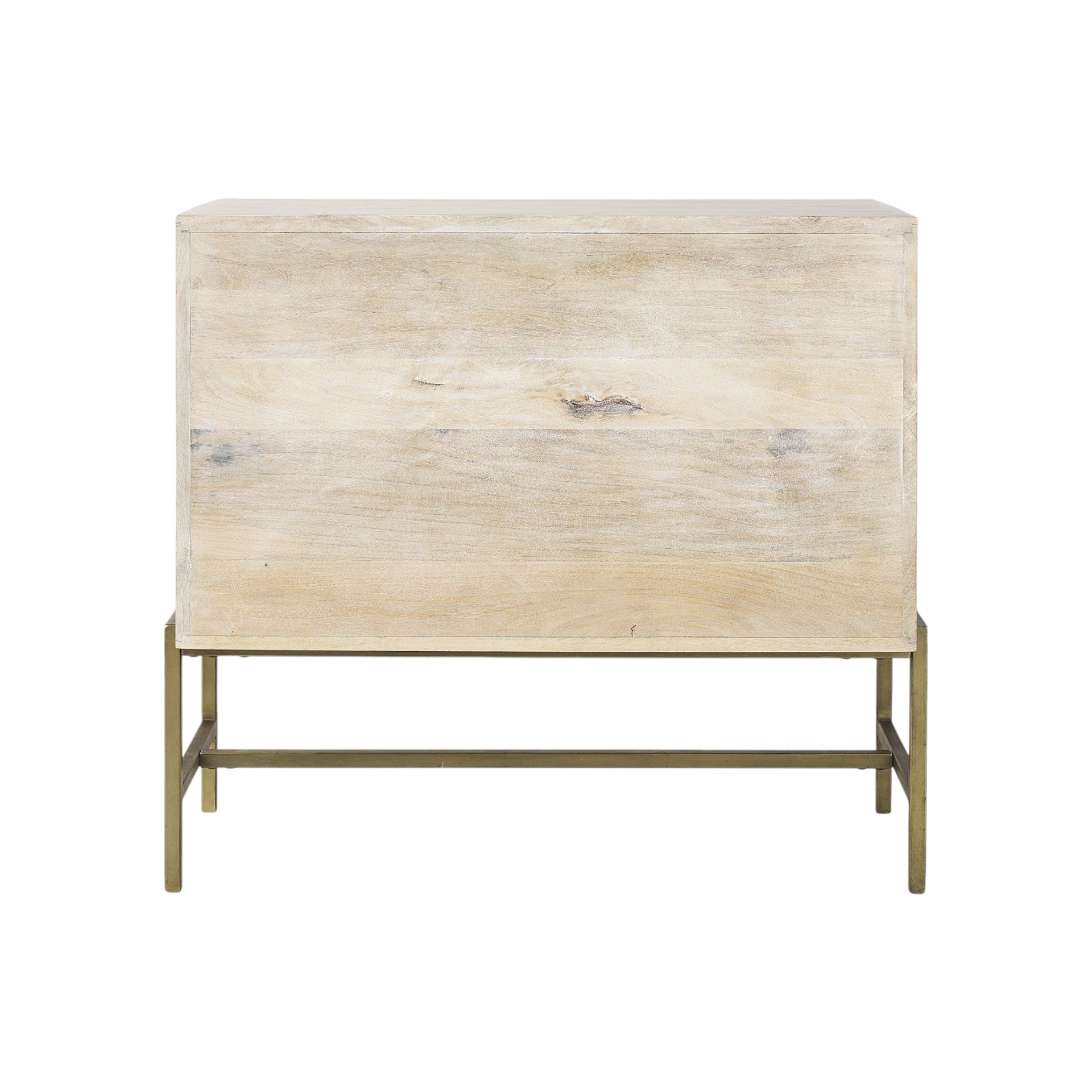 38" Wood Shadowbox 2 Door Cabinet