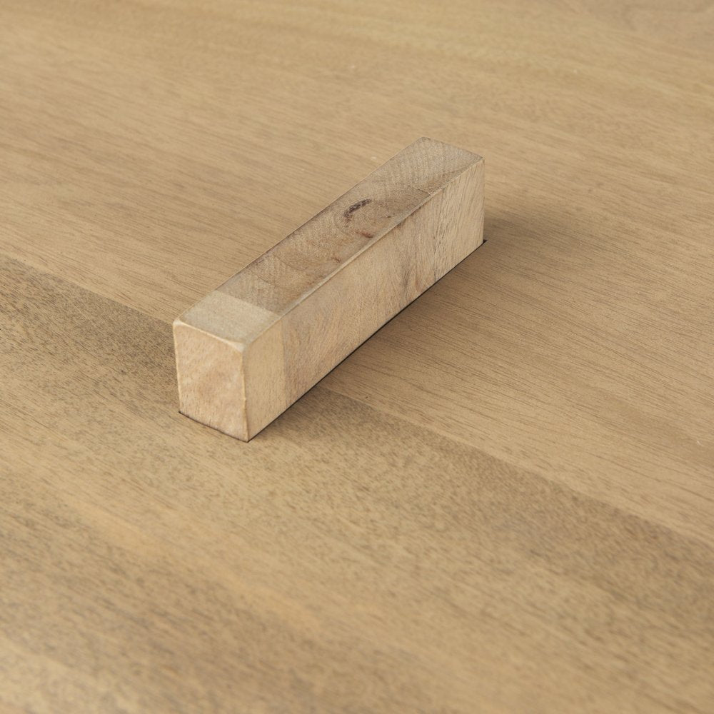 34" Wood Scandinavian Coffee Table