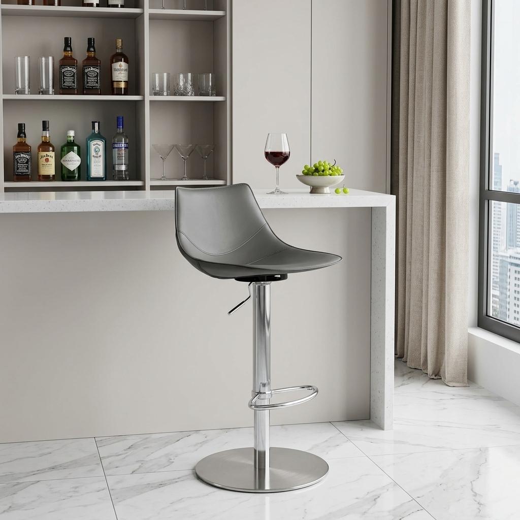 39" Low Back Adjustable Bar Chair