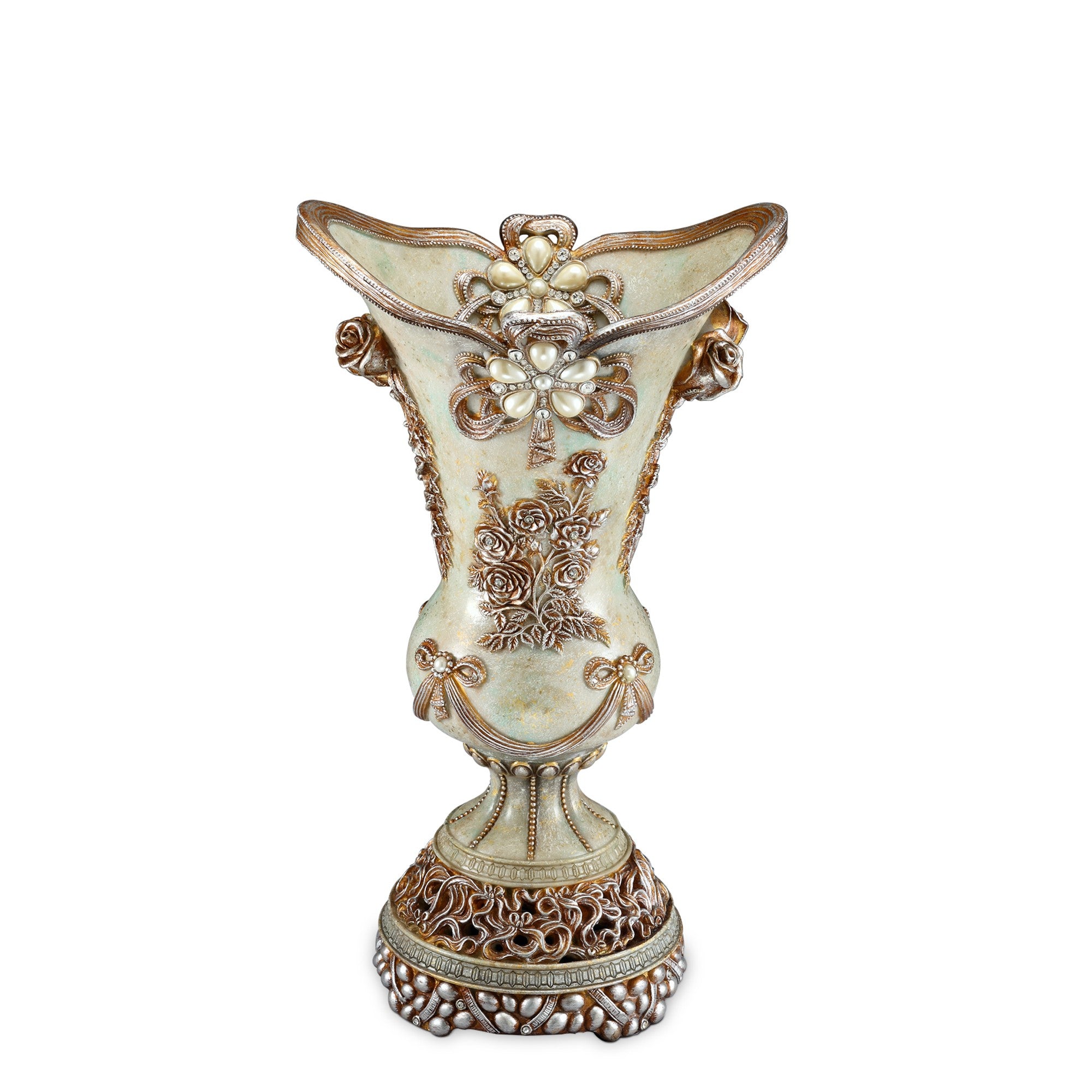 16" Green Tulip Urn