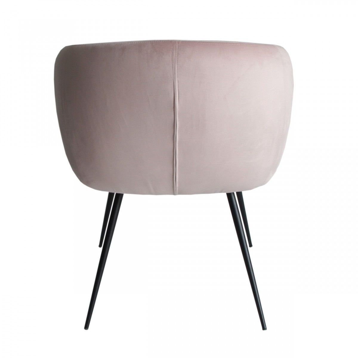 24" Velvet Barrel Dining Chair