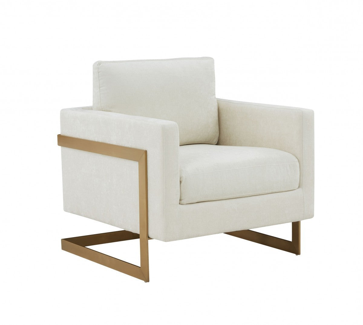 31" Contemporary Fabric Accent Chair