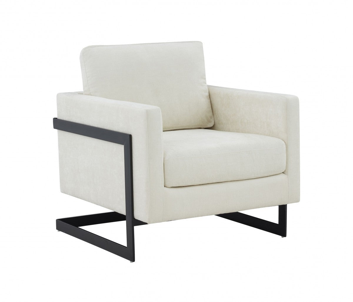 31" Contemporary Fabric Accent Chair