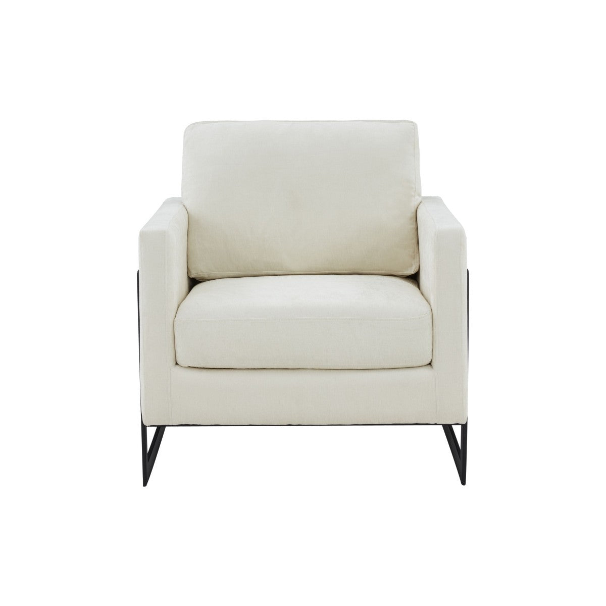 31" Contemporary Fabric Accent Chair