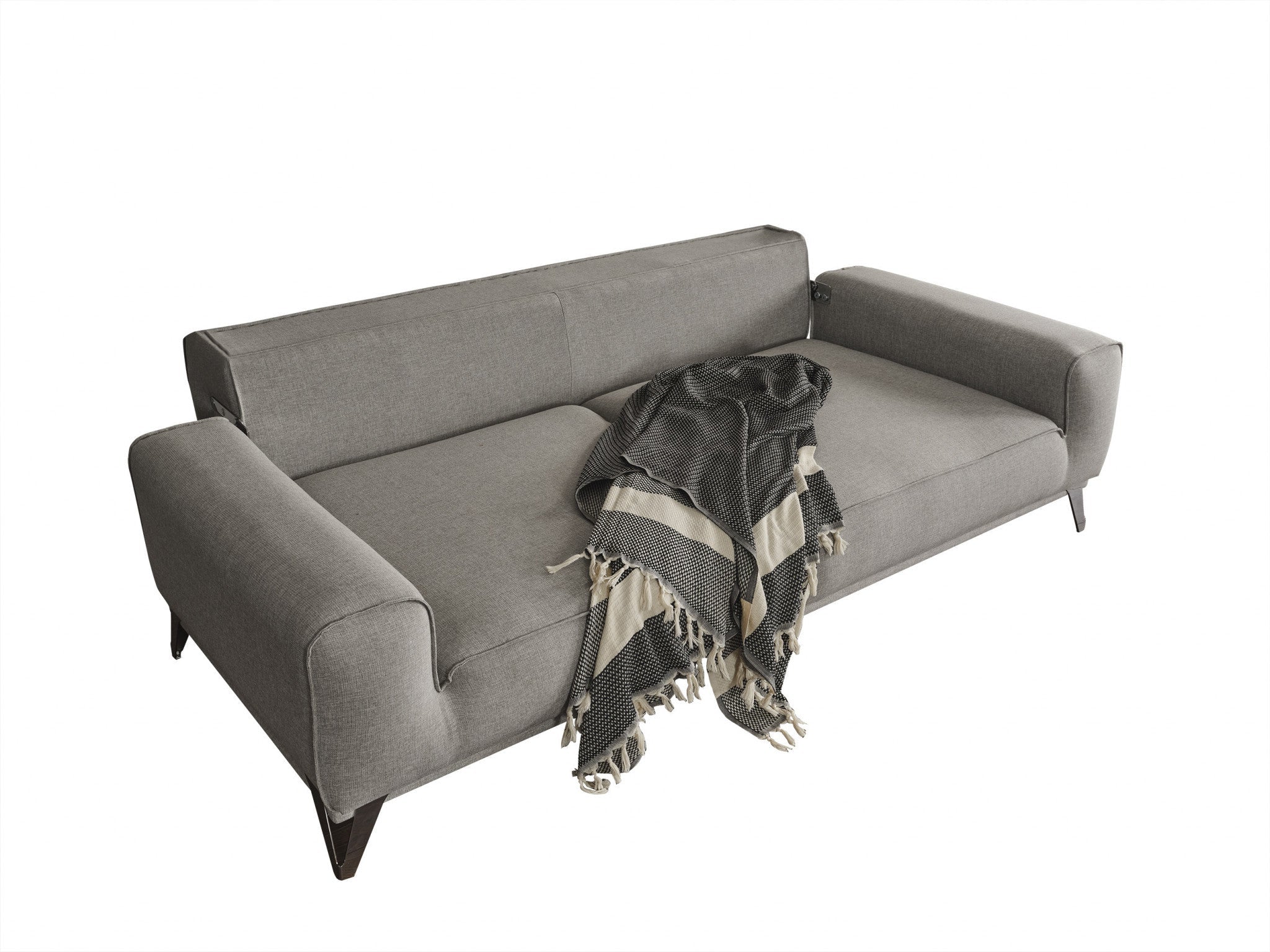 90" Linen Sleeper Sofa Bed