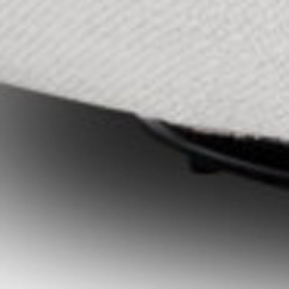 47" Modern White Swivel Barrel Chair