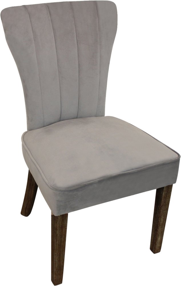 Set of Two 21" Velvet Parsons Dining Chair