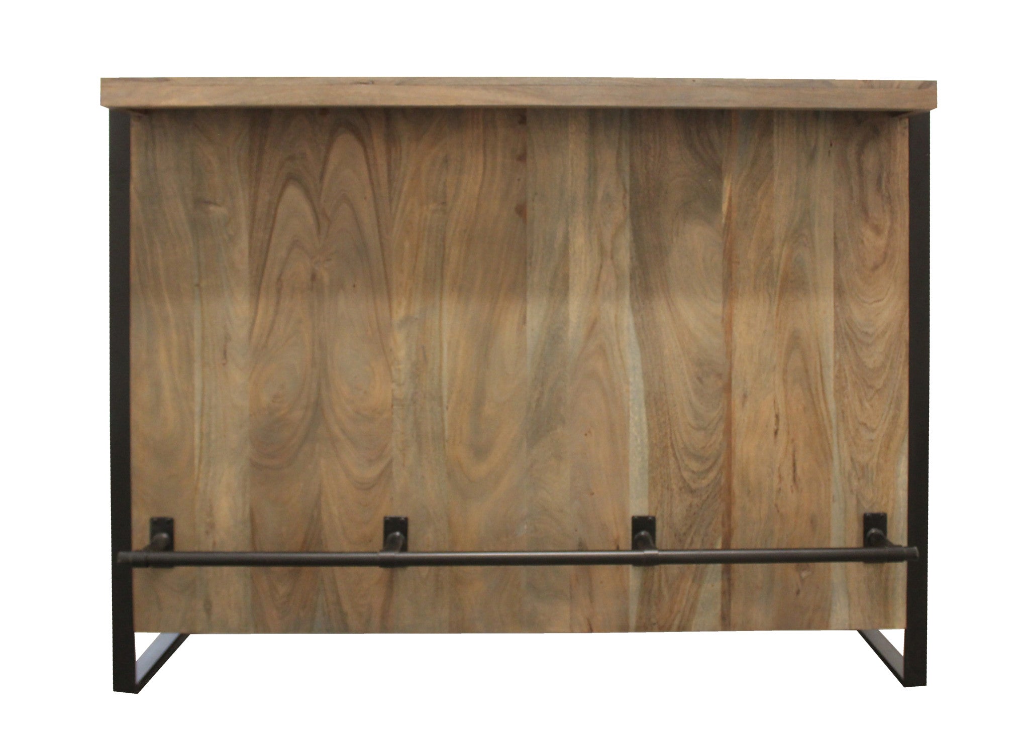 55" Brown Wine and Storage Console