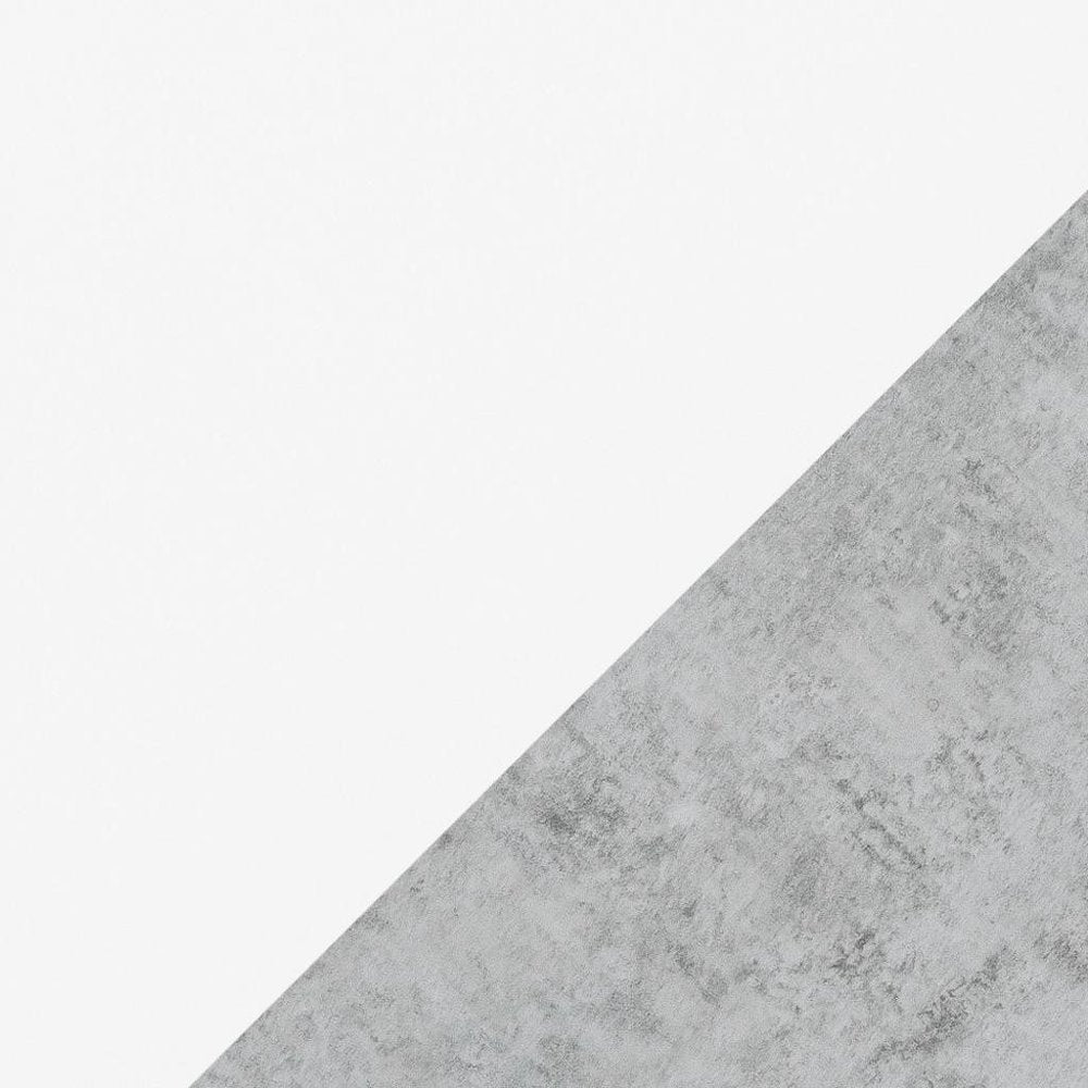 47" Gray and White Contemporary Open TV Stand