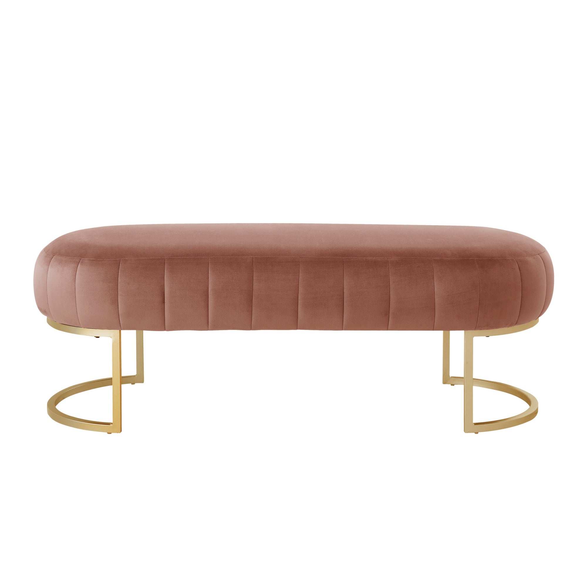 53" Velvet Pill Bench