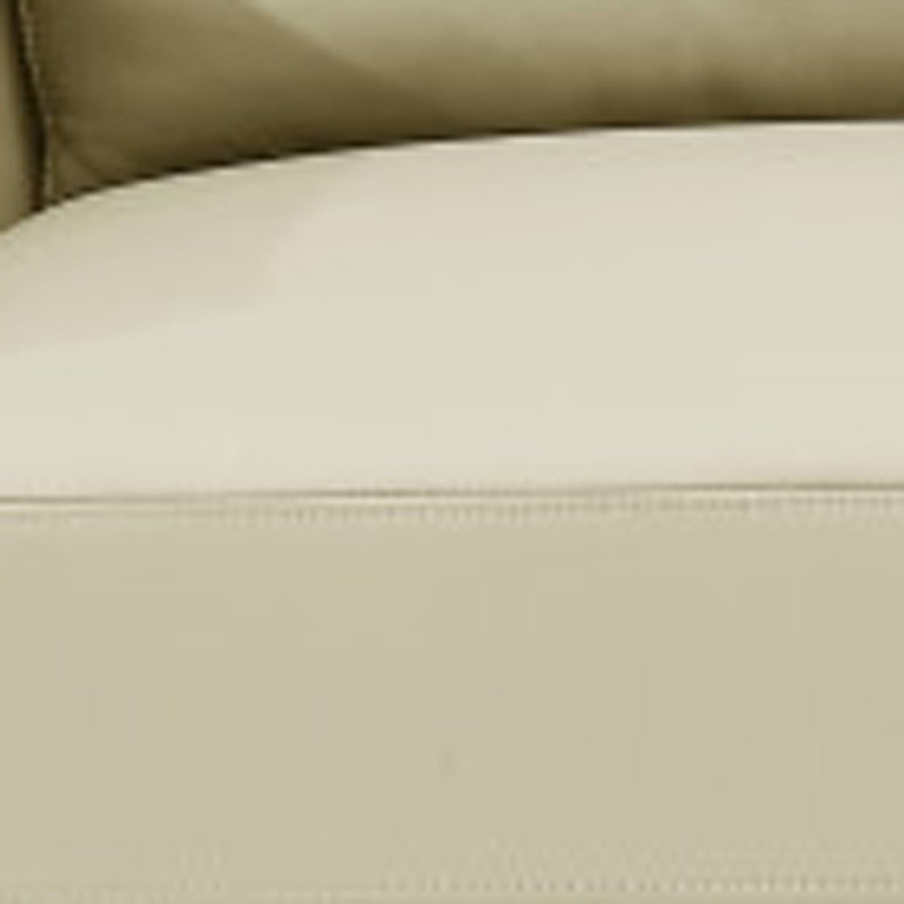 90" Leather Diamond Tufted Sofa