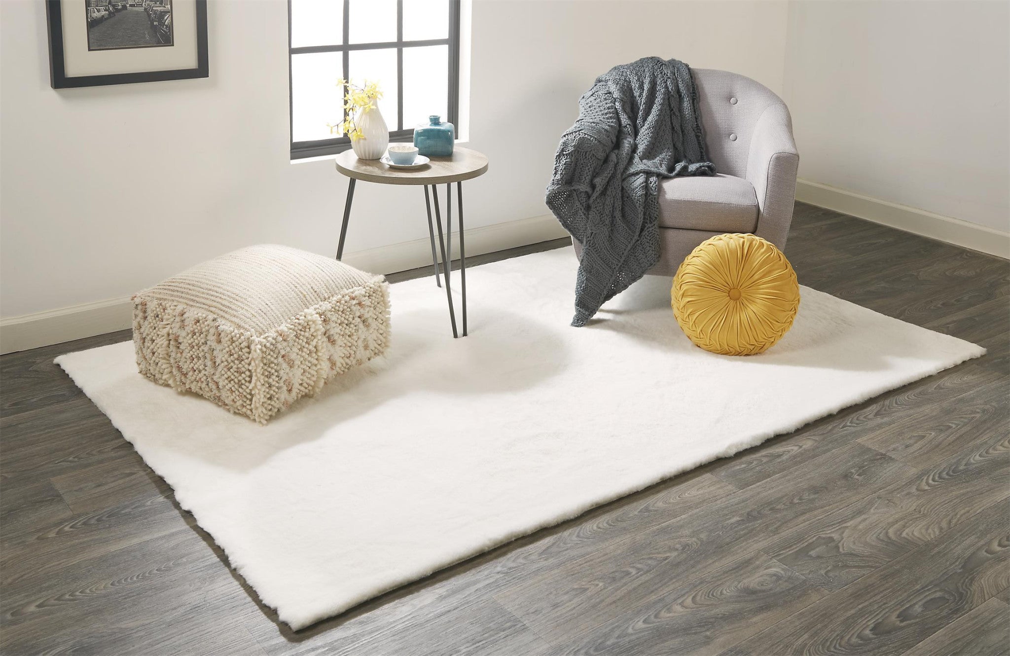Solid Shag Rug