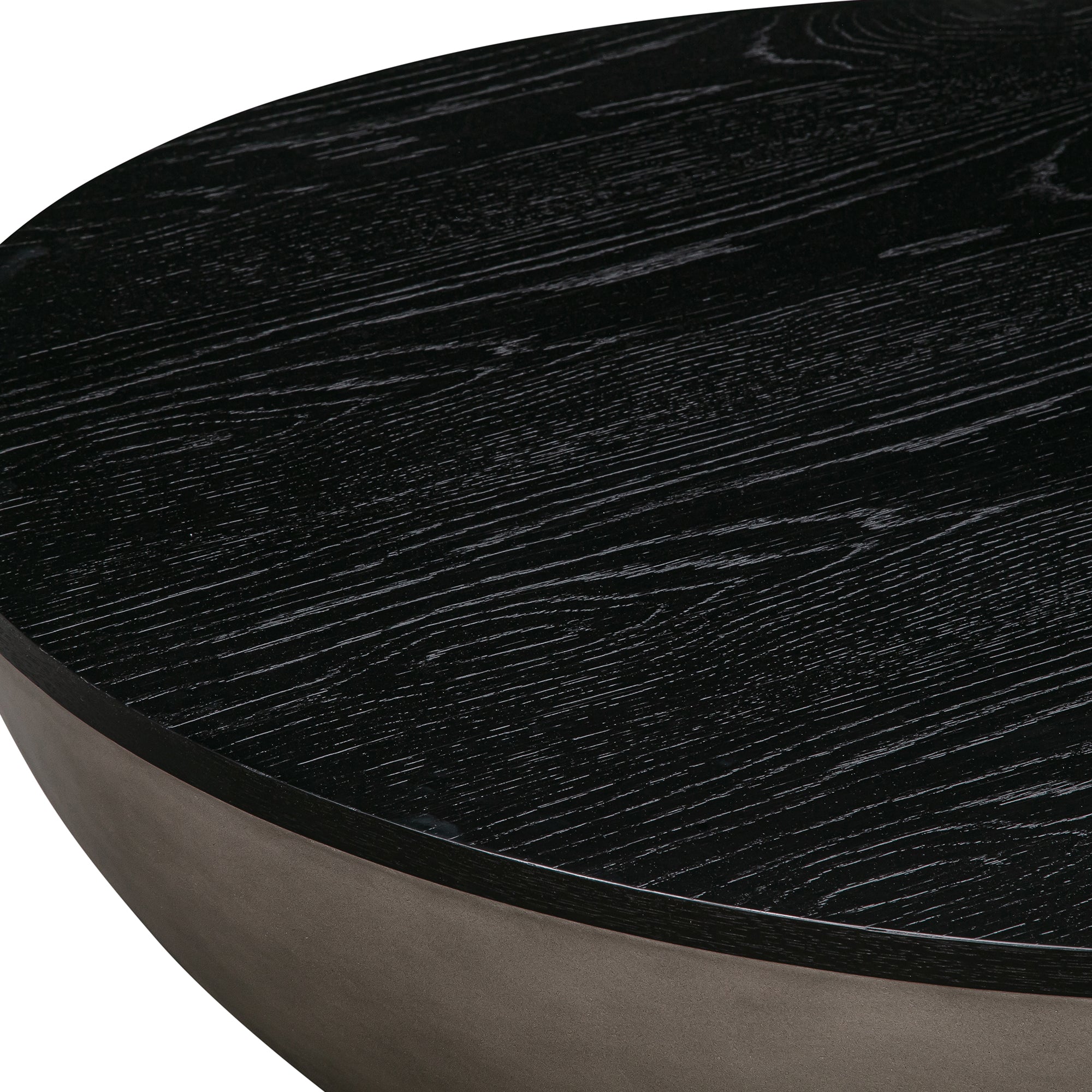 48" Gray Concrete Bowl Coffee Table