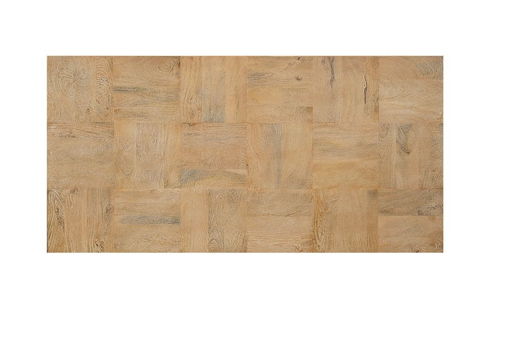 59" Square Wood Pedestal Coffee Table