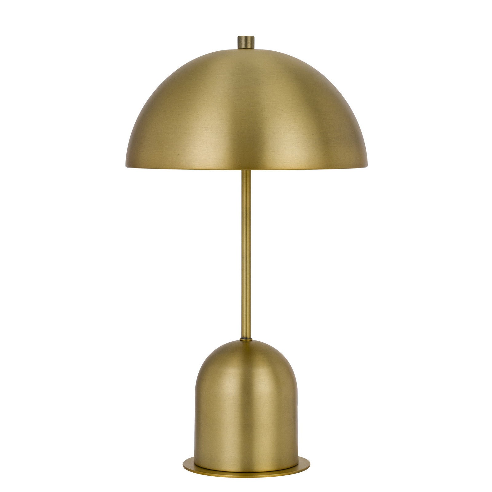 20" Metal Table Lamp with Dome Shade