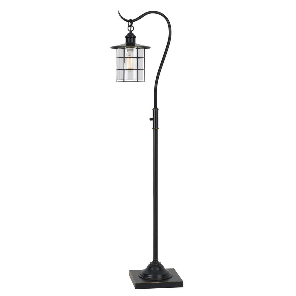 60" Bronze Lantern Floor Lamp