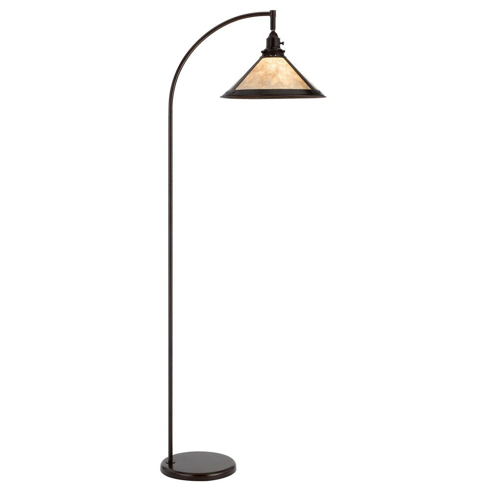 65" Bronze Industrial Reading Floor Lamp