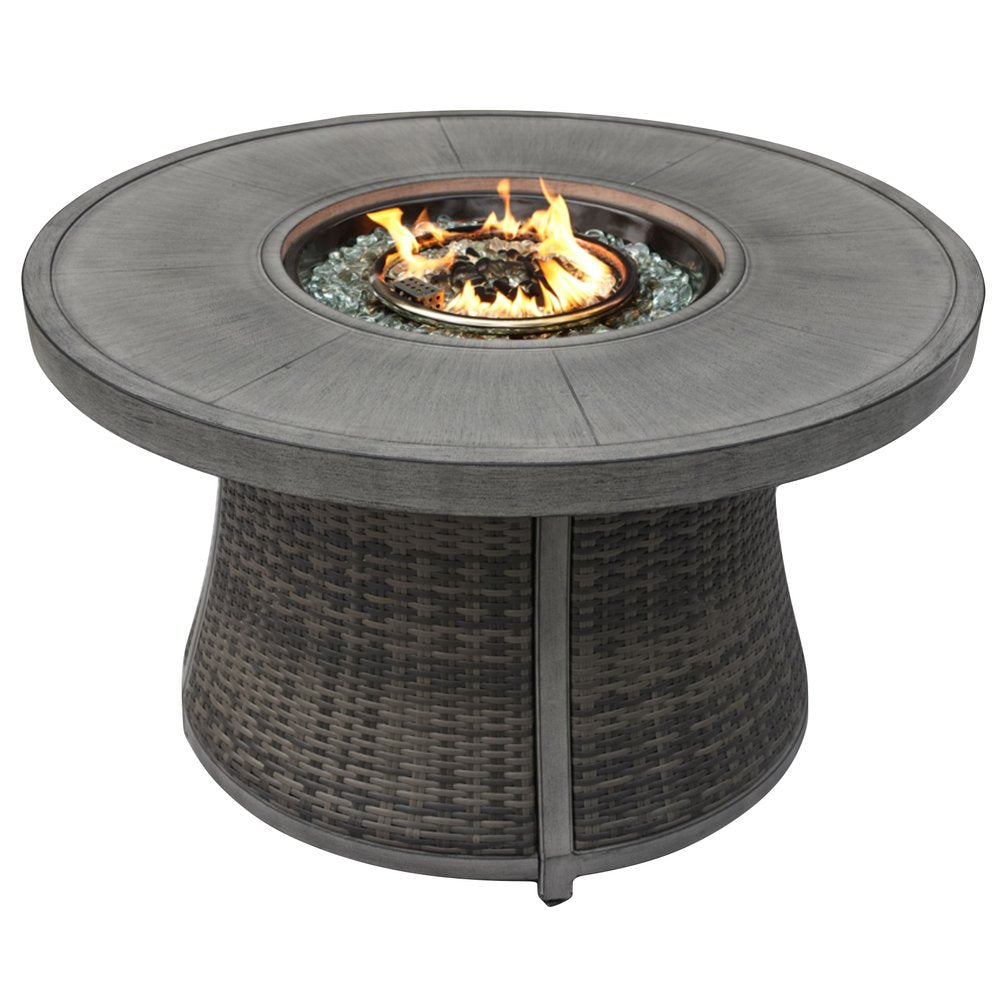 50000 BTU 42" Natural Gas Round Top Fire Pit Table