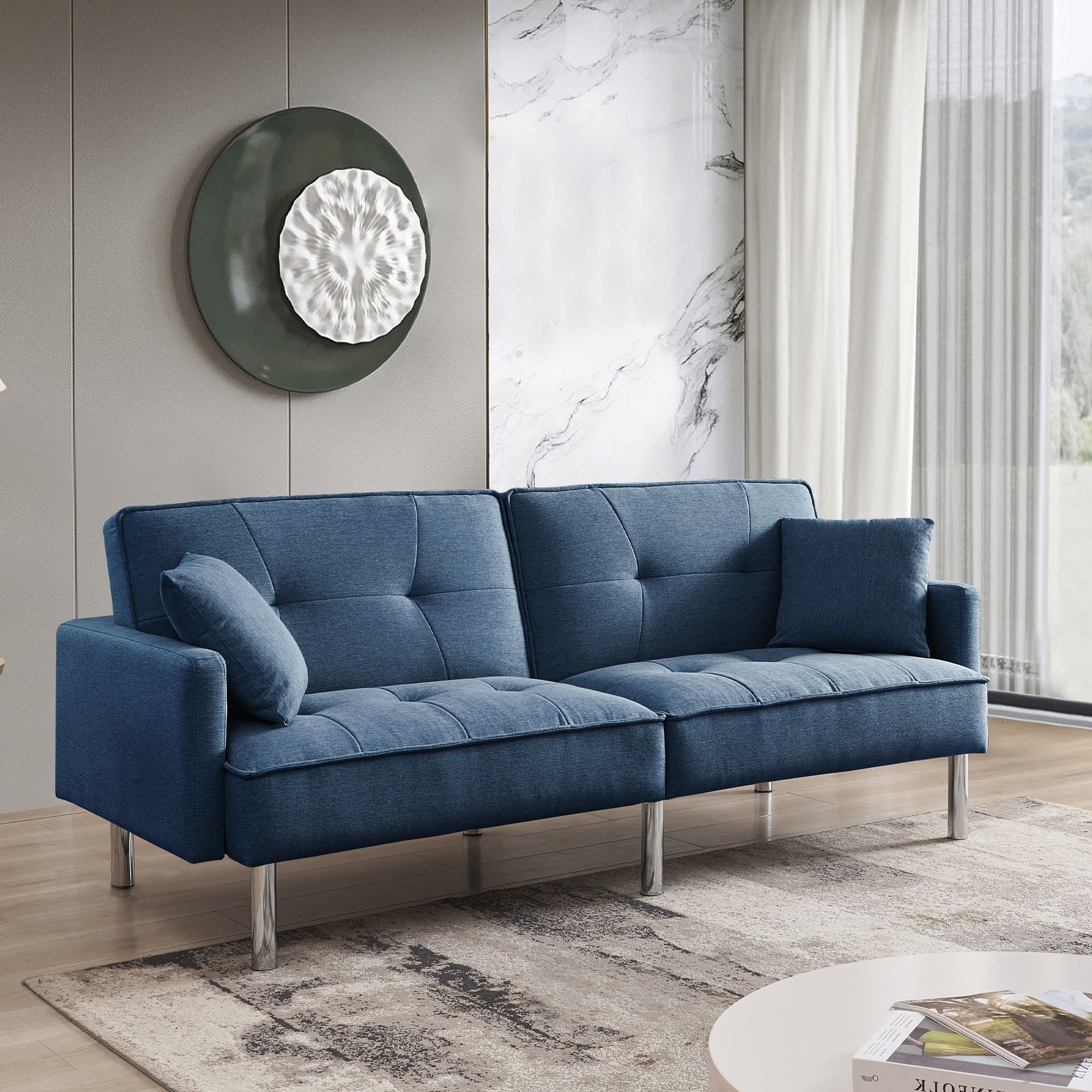 85" Mid-Century Sofa Bed