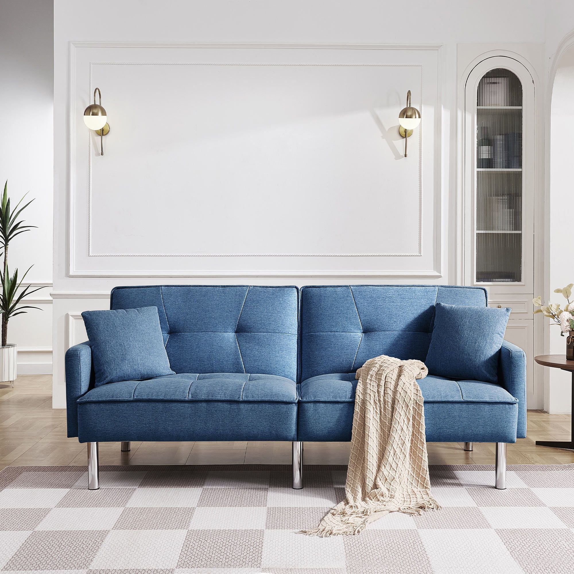 85" Mid-Century Sofa Bed