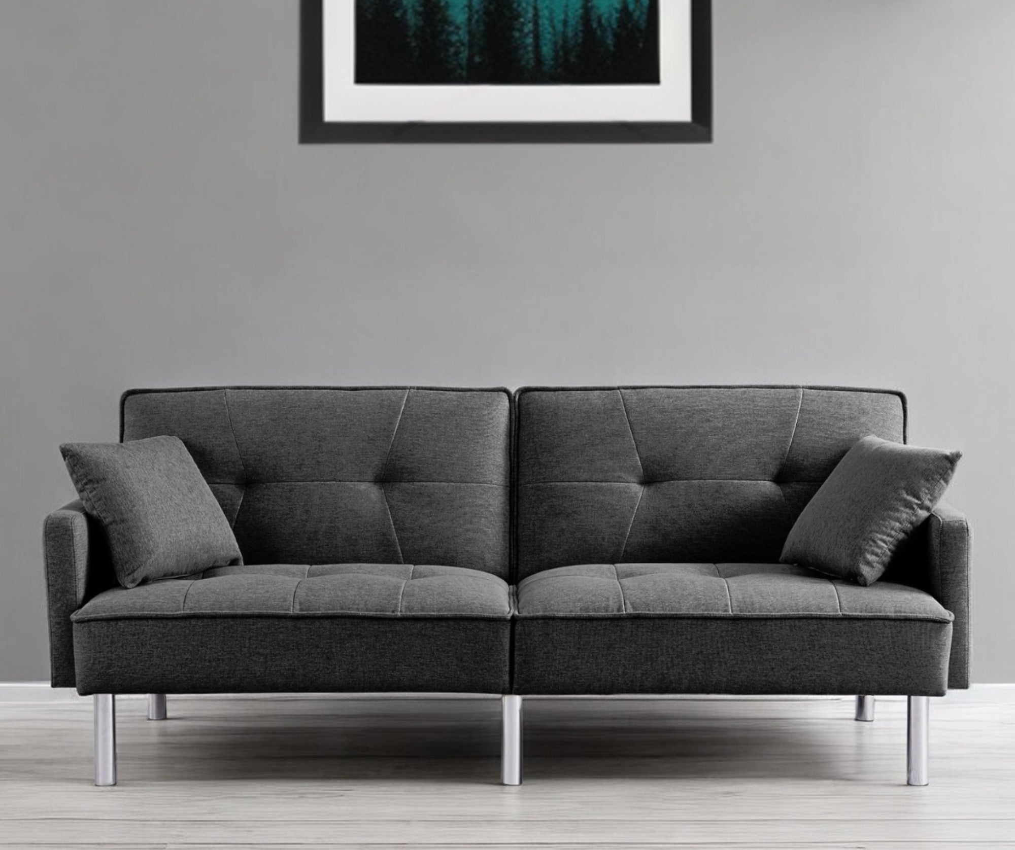 85" Mid-Century Sofa Bed