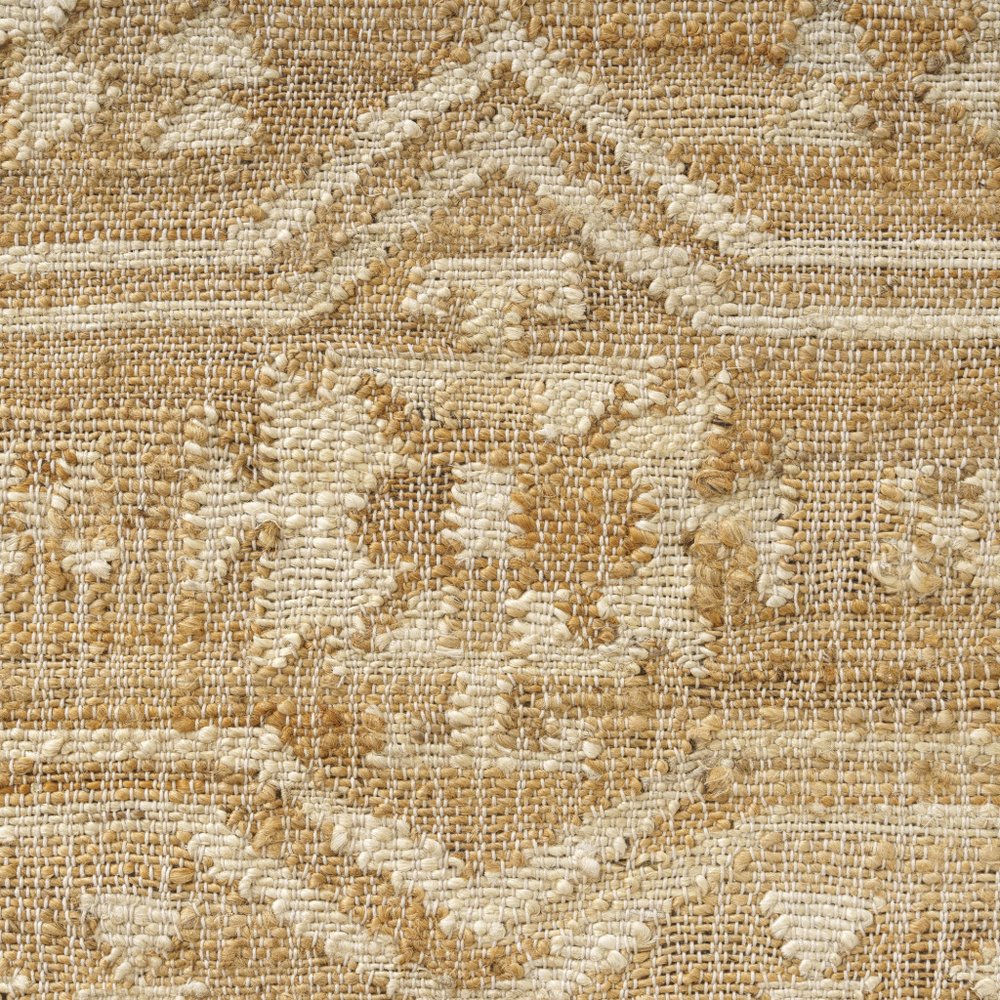 Brown and Beige Medallion Hand Woven Area Rug