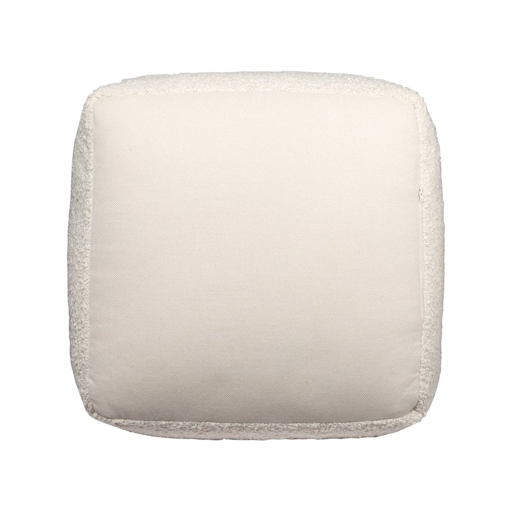 18" Outdoor Cube Pouf Ottoman