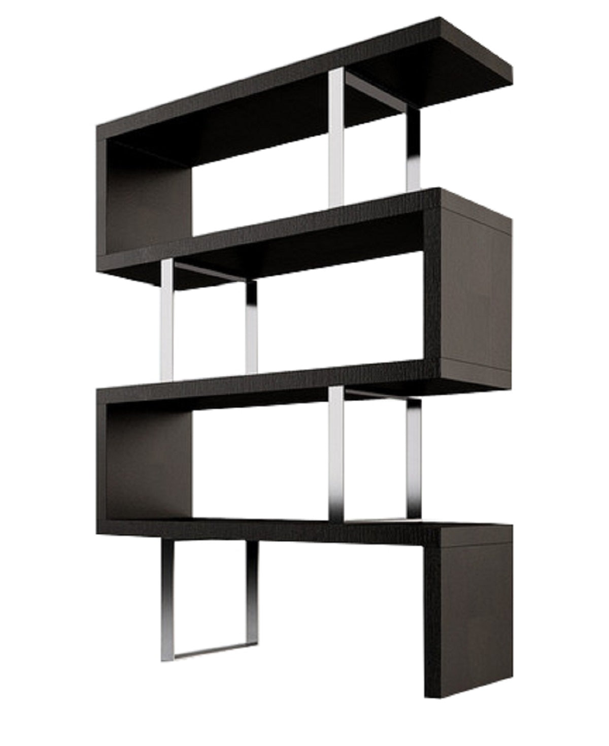 67" Contemporary Etagere Bookshelf