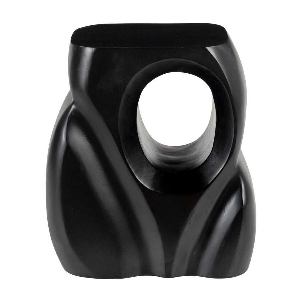 16" Black Free Form End Table