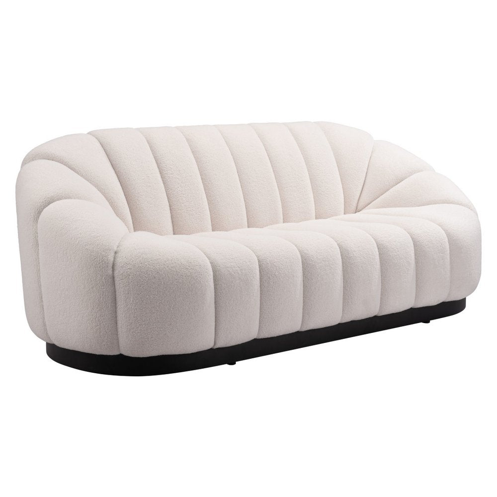 85" Indented Channel Back Loveseat