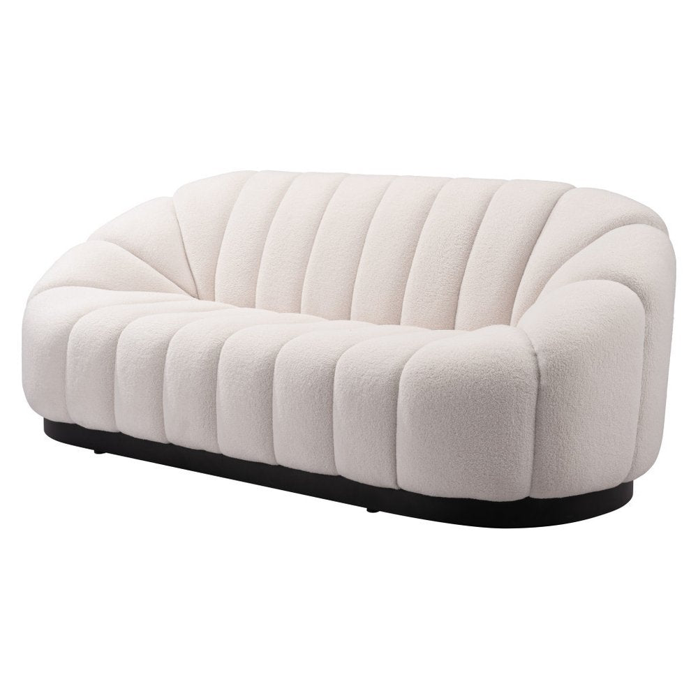 85" Indented Channel Back Loveseat