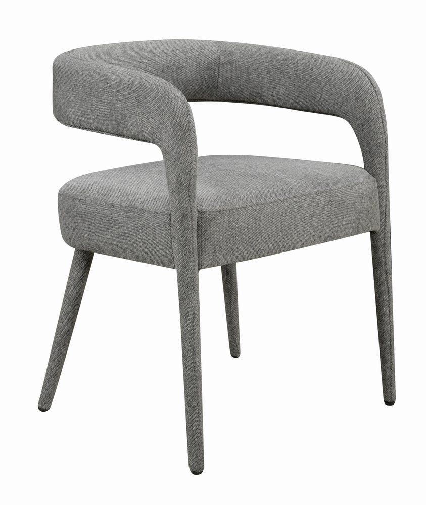 Set of Two 21" Open Barrel Dining Chair