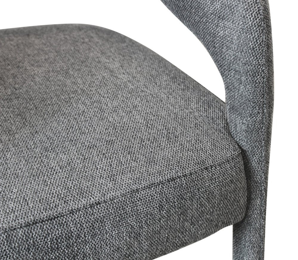 Set of Two 21" Open Barrel Dining Chair