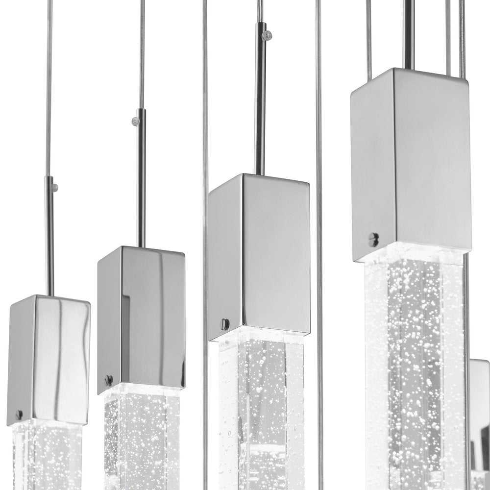 28" Silver 25-Light Drip Chandelier