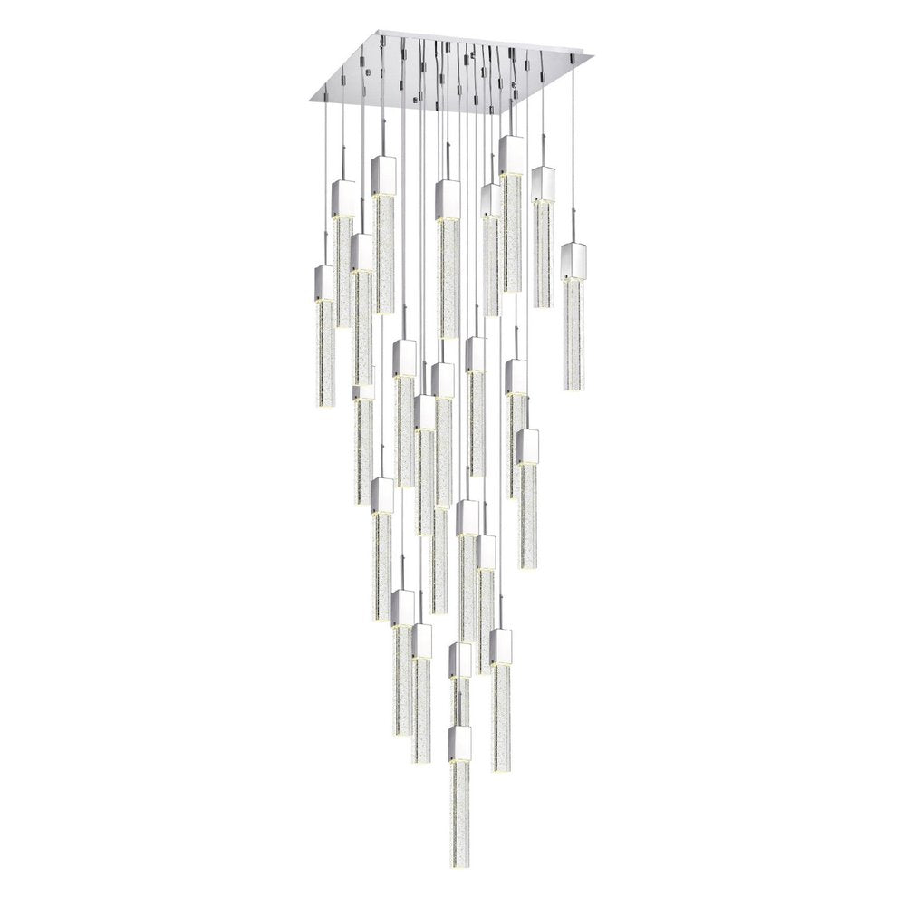 28" Silver 25-Light Drip Chandelier