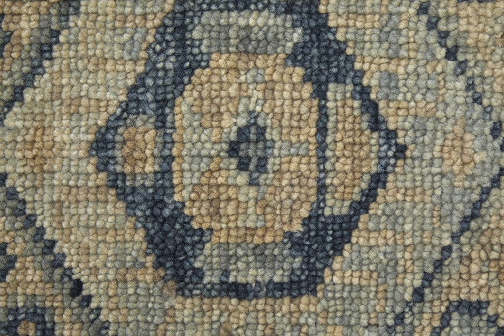 Geometric Oriental Medallion Area Rug